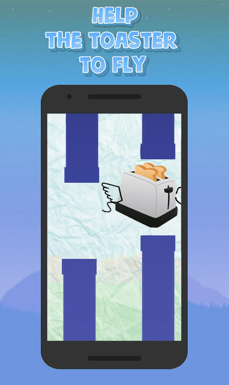 Flying Toaster Game Screenshot