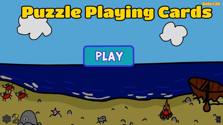 Puzzle Playing Cards Game Screenshot