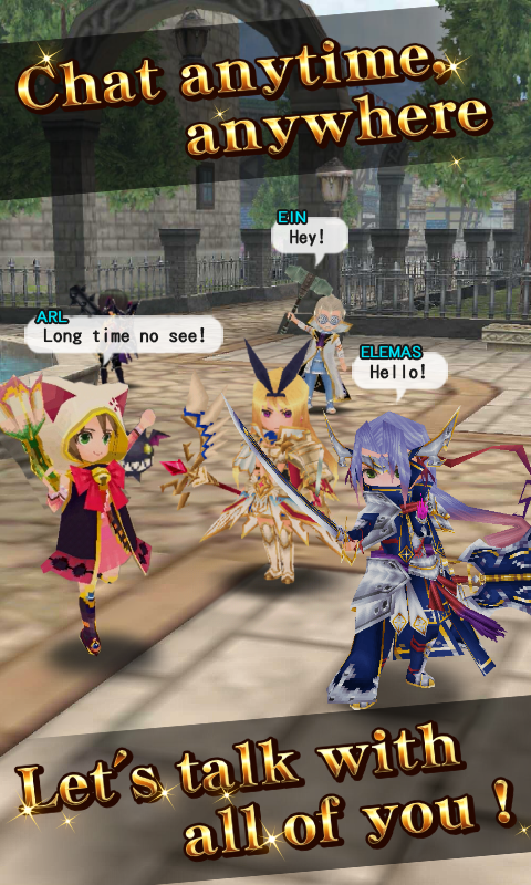 RPG Elemental Knights R (MMO) Game Screenshot