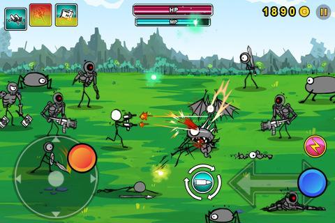Cartoon Wars: Gunner+ Game Screenshot