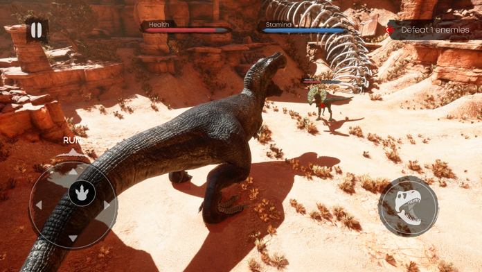 Screenshot of Dino Survival Simulator