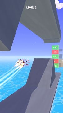 Rocket Rush 3D Game Screenshot