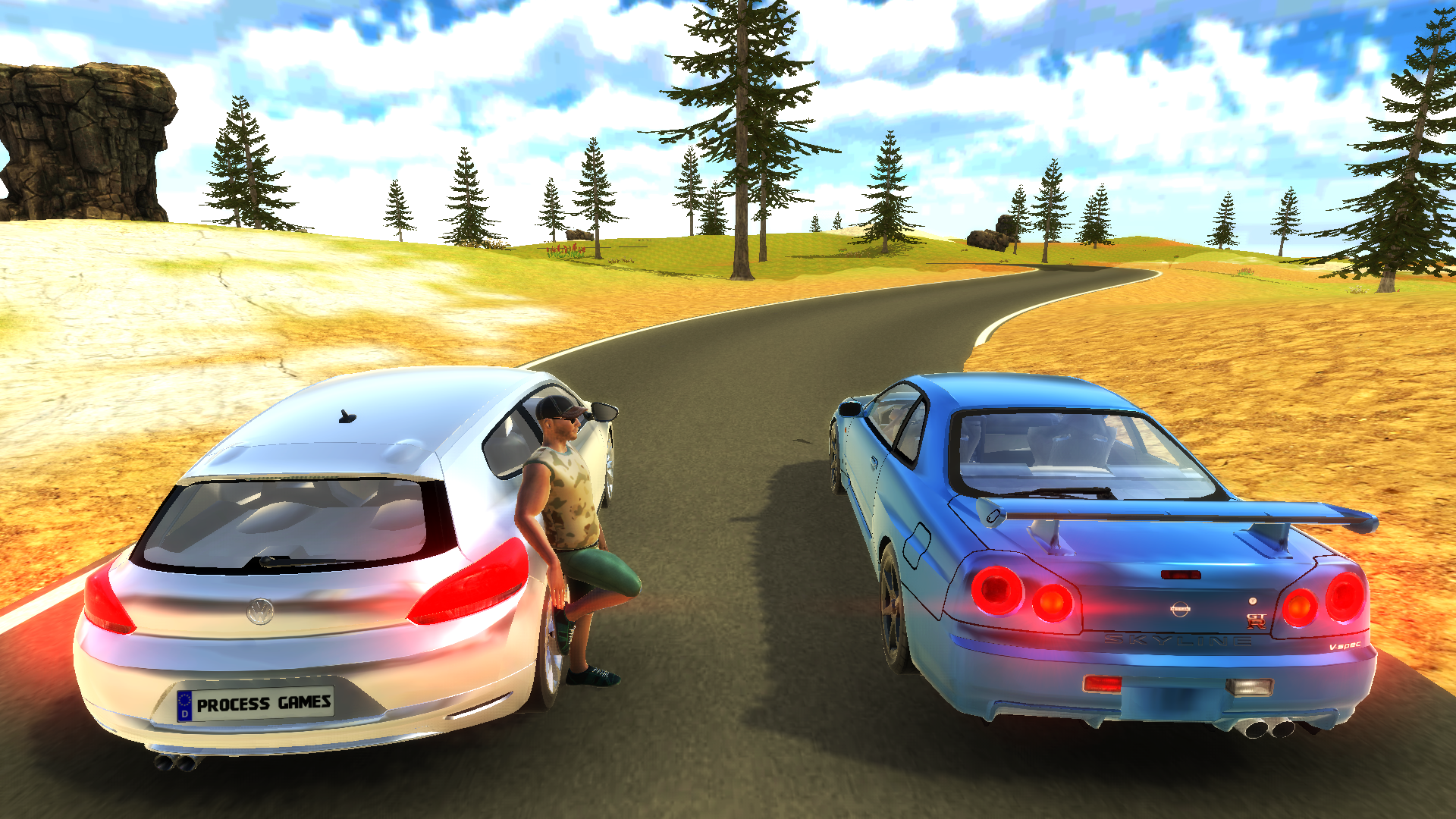Cuplikan Layar Game Skyline Drift Simulator