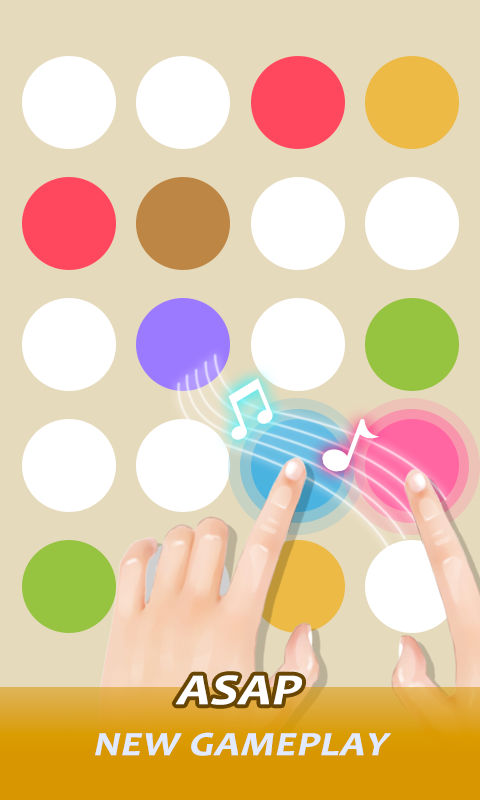 Captura de Tela do Jogo Color Run - Piano Tiles
