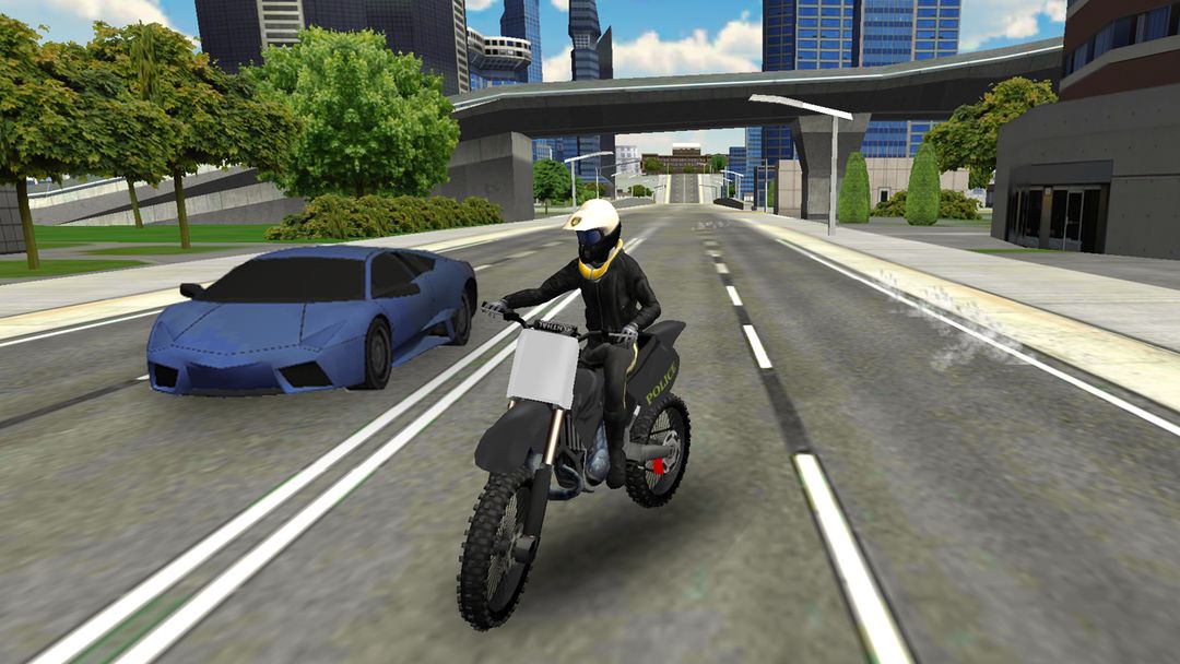Screenshot of Police Bike City Simulator