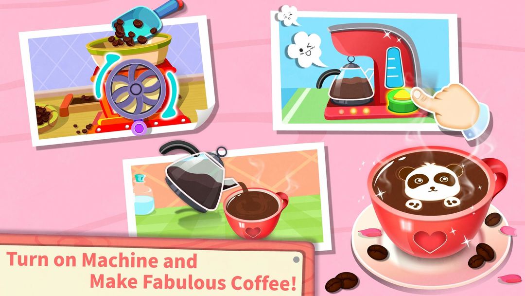 Screenshot of Baby Panda’s Summer: Café