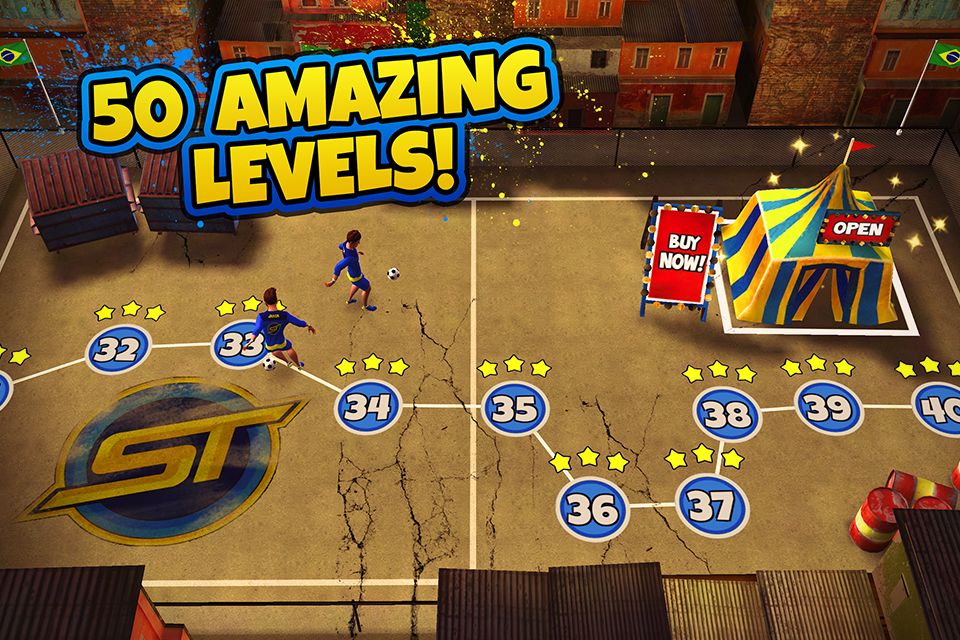 Screenshot of SkillTwins Football Game