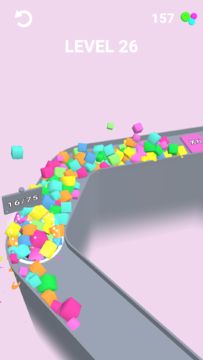 Rainbow Ball Maze Game Screenshot