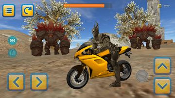 Motorbike Fantasy Warrior Jump Game Screenshot