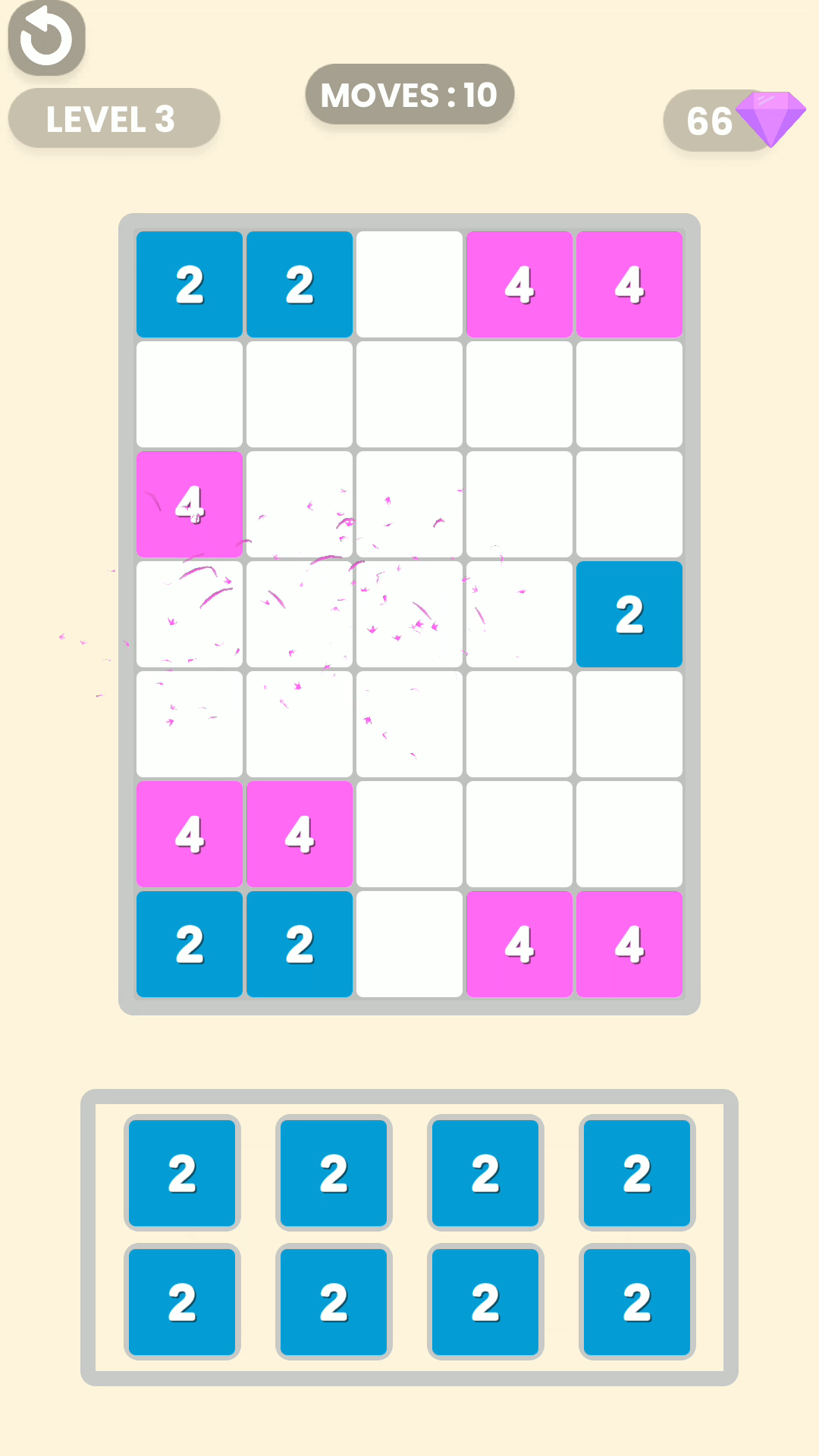 Merge and Match 2048 Game Screenshot