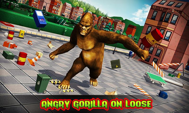 Ultimate Gorilla Rampage 3D ภาพหน้าจอเกม