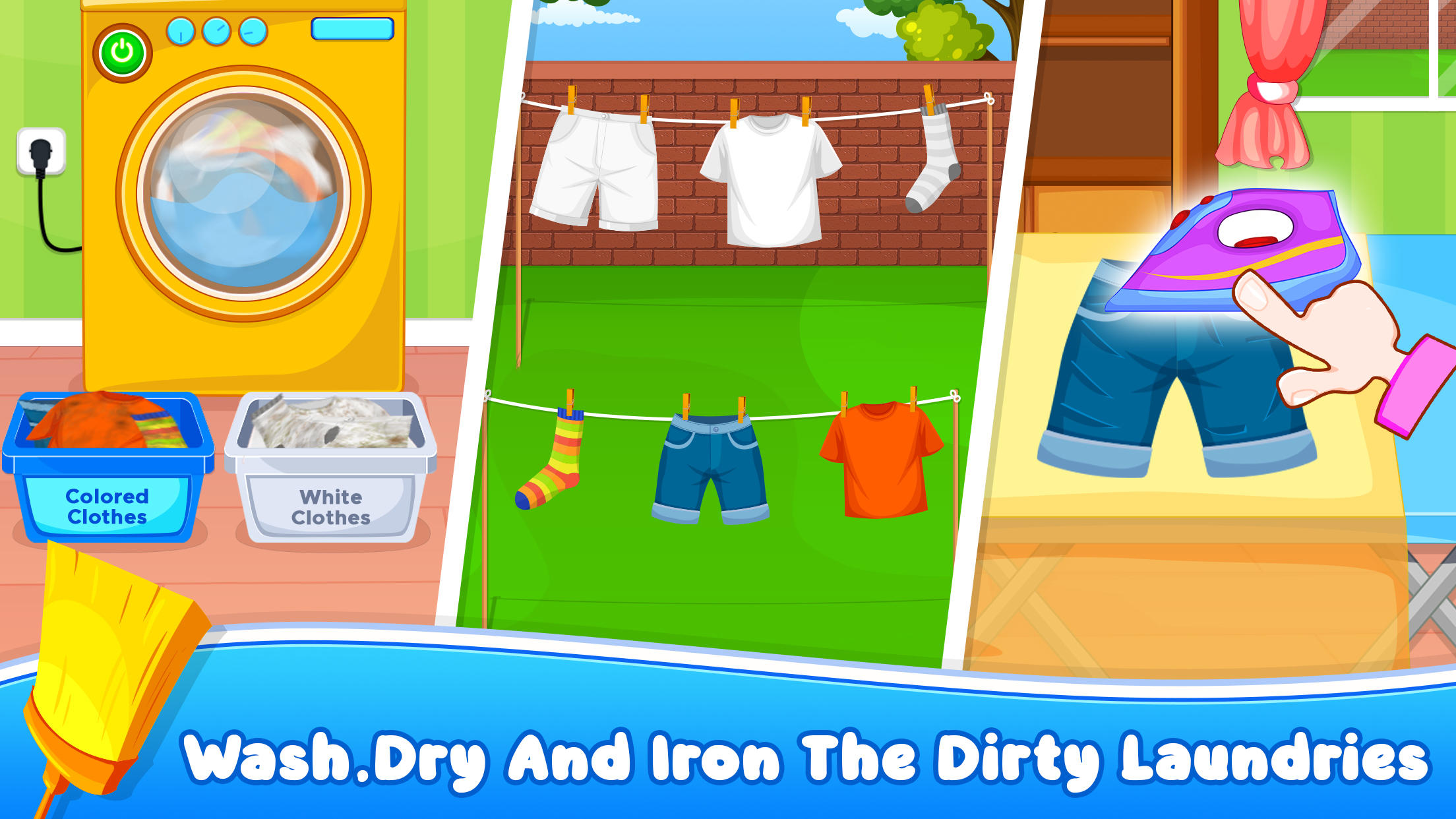 Screenshot of Sweet House Cleaning Game
