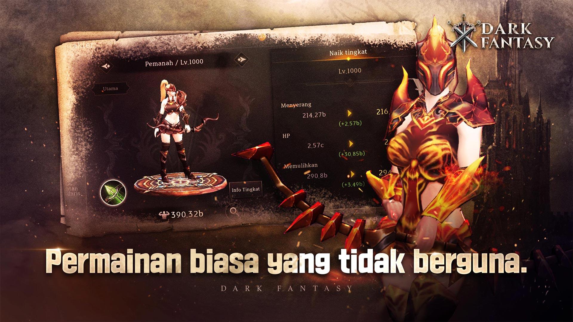 Cuplikan Layar Game Fantasi Gelap