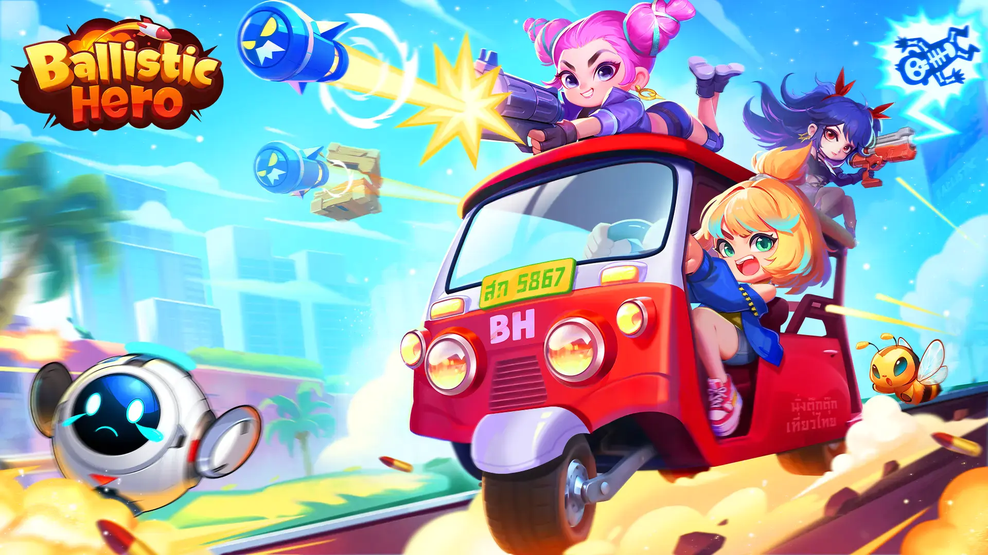 Banner of Ballistic Hero VNG 