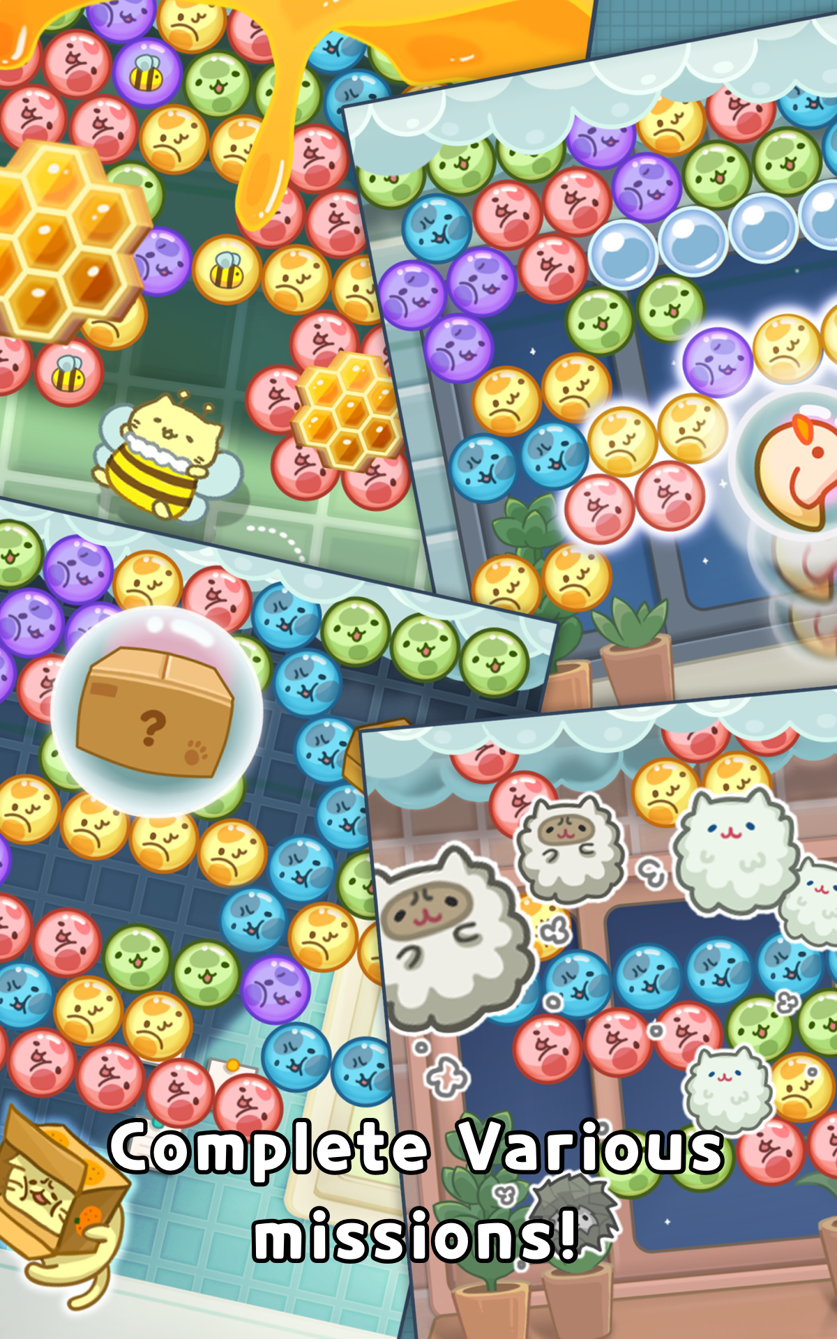 MitchiriNeko Bubble: Shooter Game Screenshot