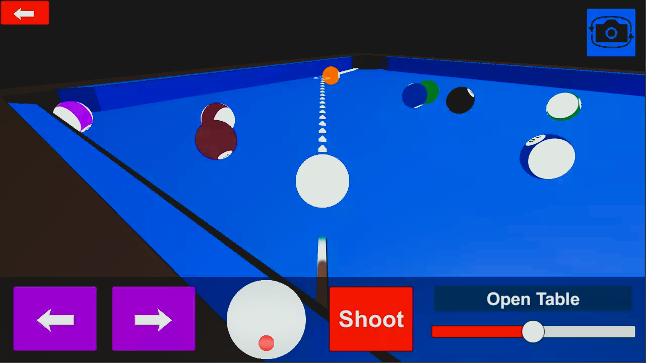 Screenshot of Billiards Pool 8 9 Balls Carom
