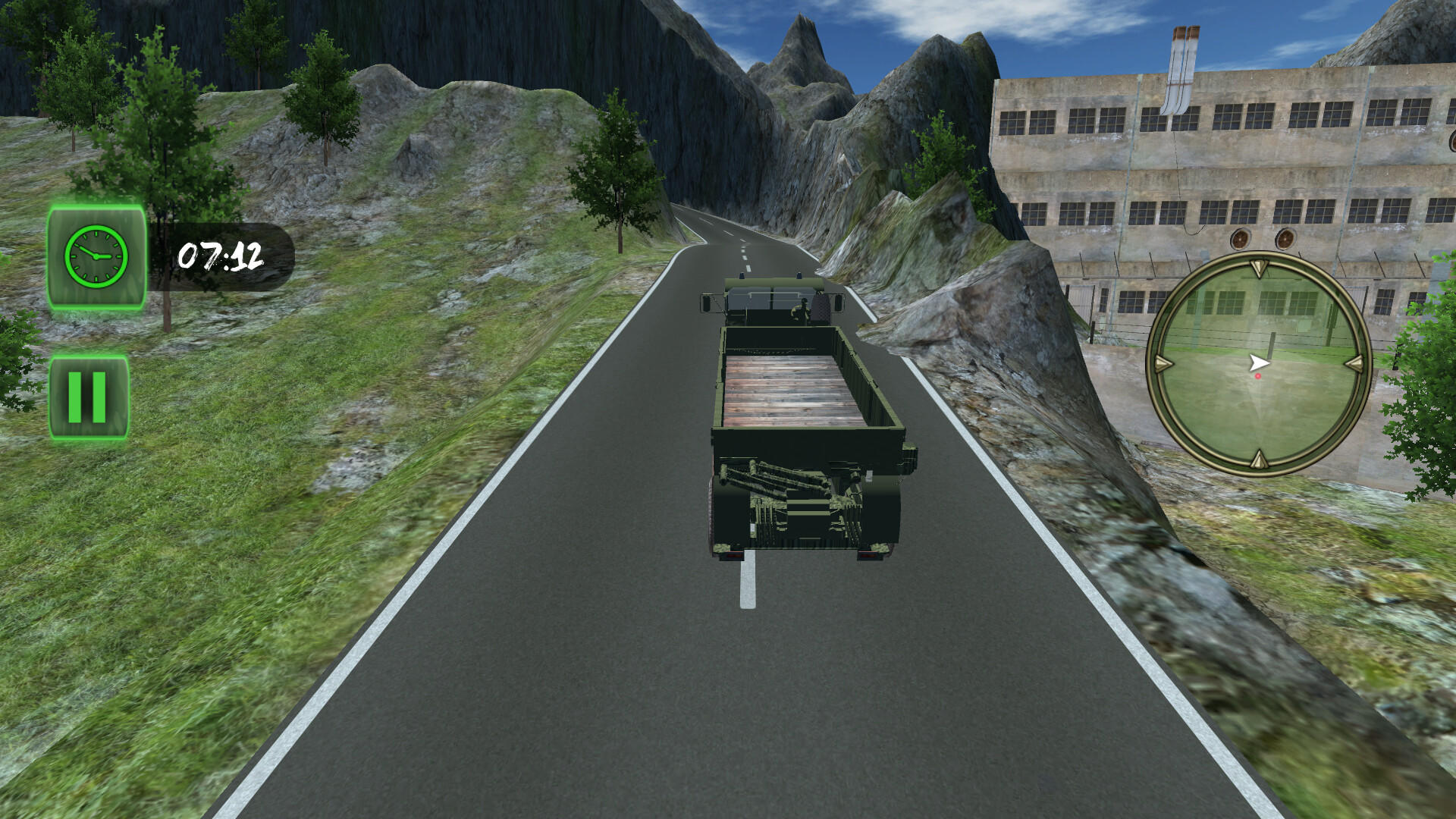 Screenshot of Military Transporter Sim
