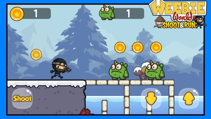 Cuplikan Layar Game Weebie World - Shoot And Run