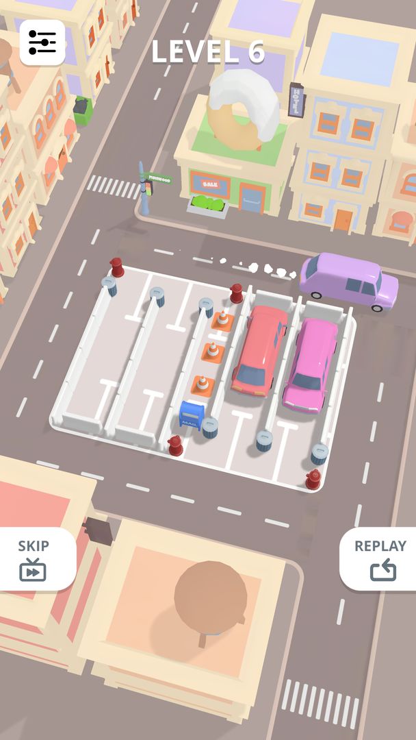 Screenshot of ‎Car Parking Puzzle - City Game
