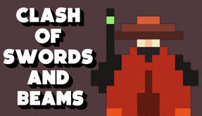 Screenshot of the video of Clash of Swords and Beams