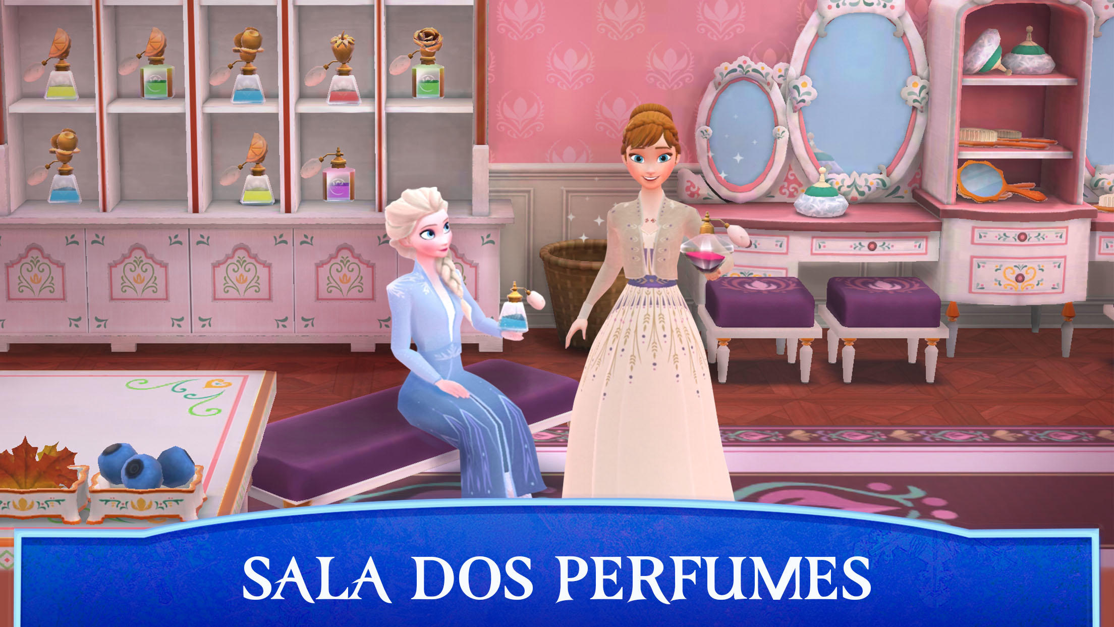 Captura de Tela do Jogo Disney Frozen: Castelo Real