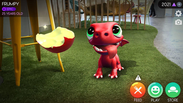 AR Dragon Game Screenshot