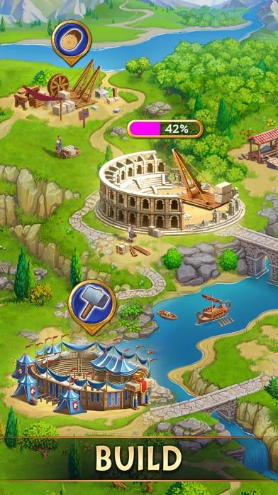 Jewels of Rome・Match-3 Empires Game Screenshot
