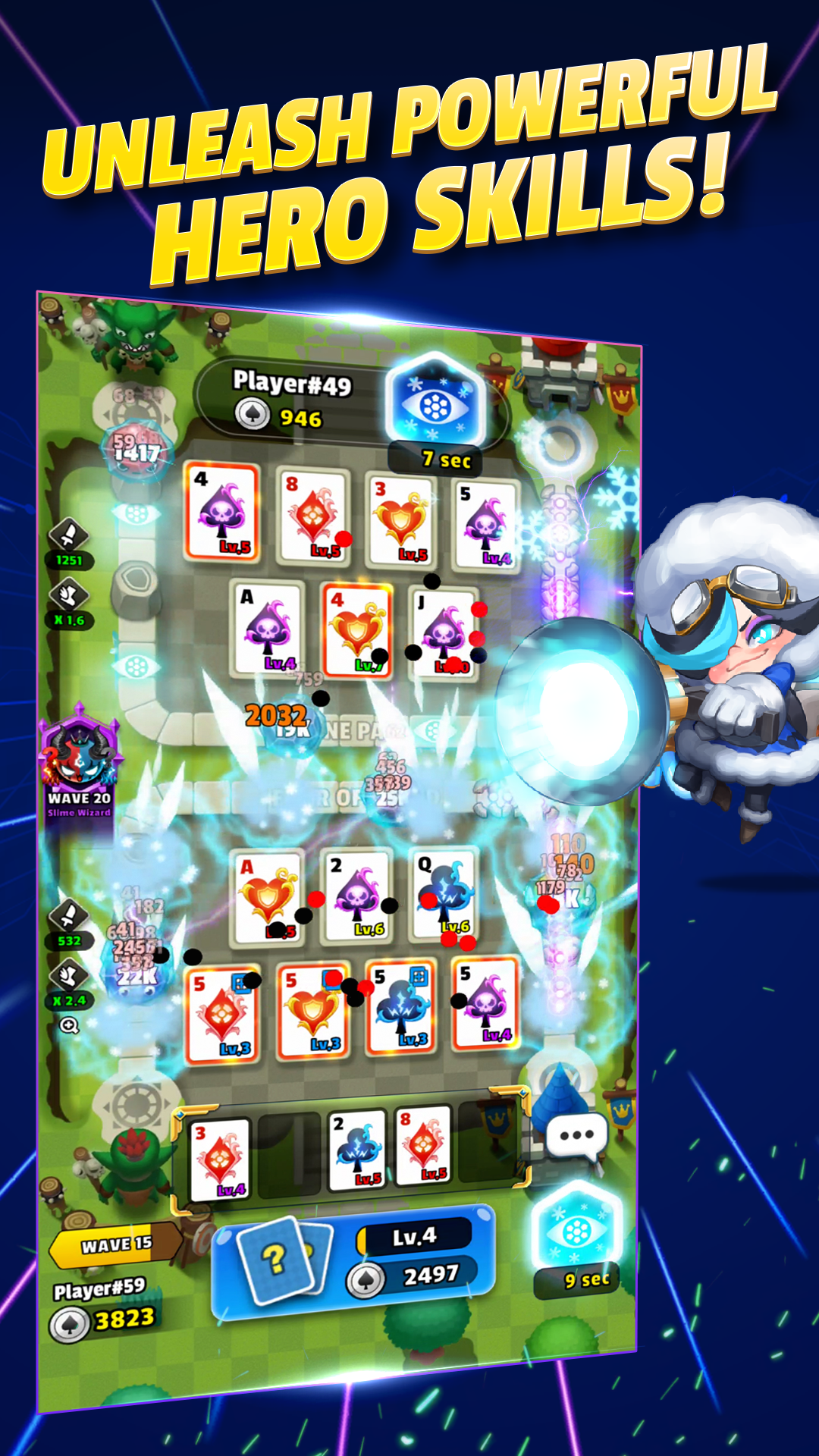 Скриншот игры Poker Tower Defense