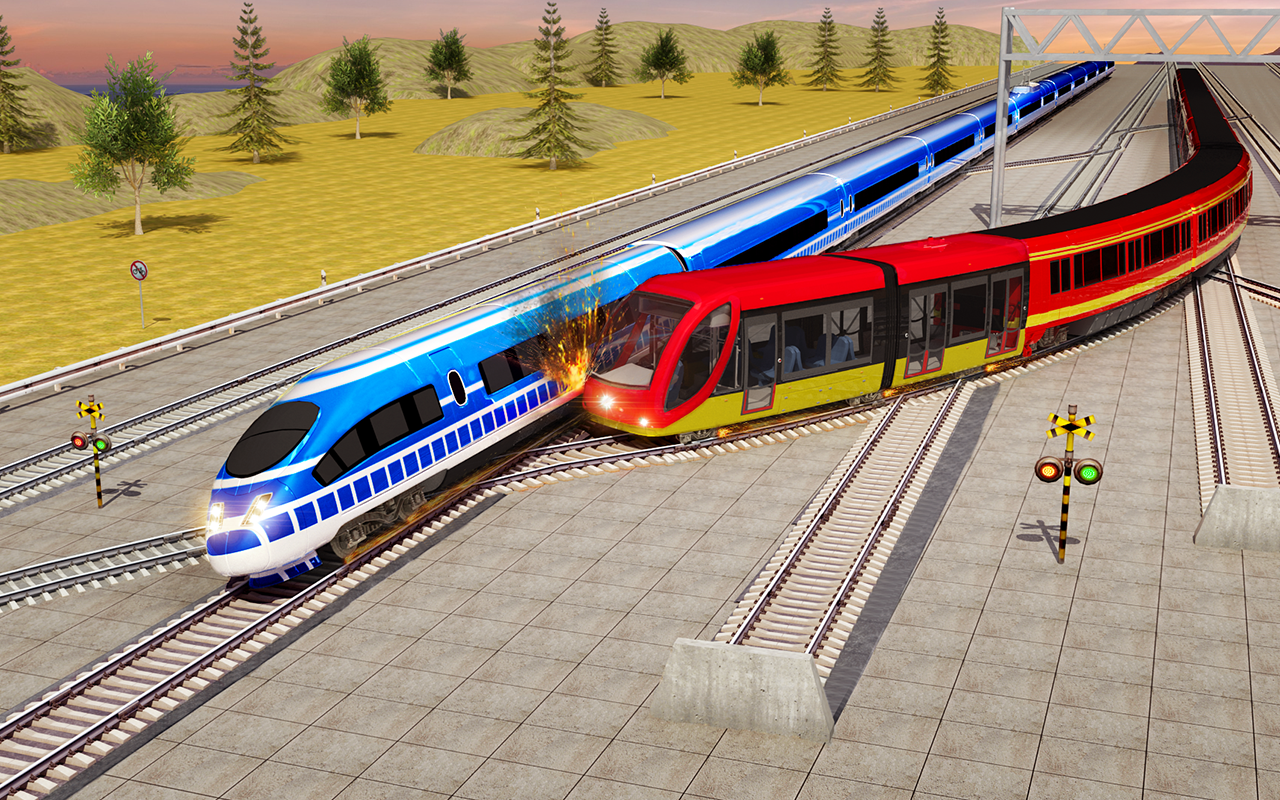 Indian Train City Pro Driving : Train Game Game Screenshot