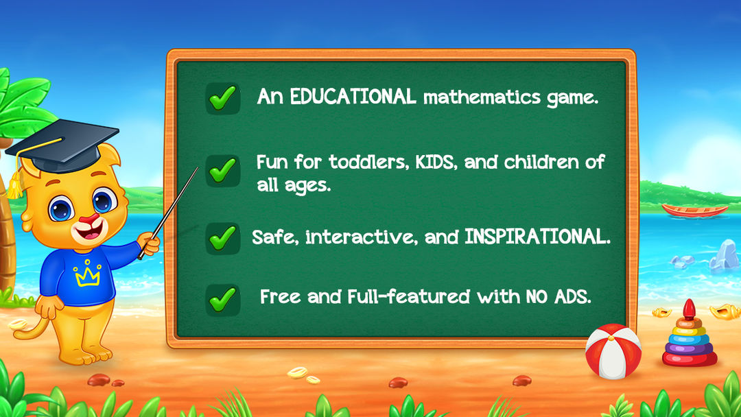 Screenshot of Math Kids: Math Games For Kids