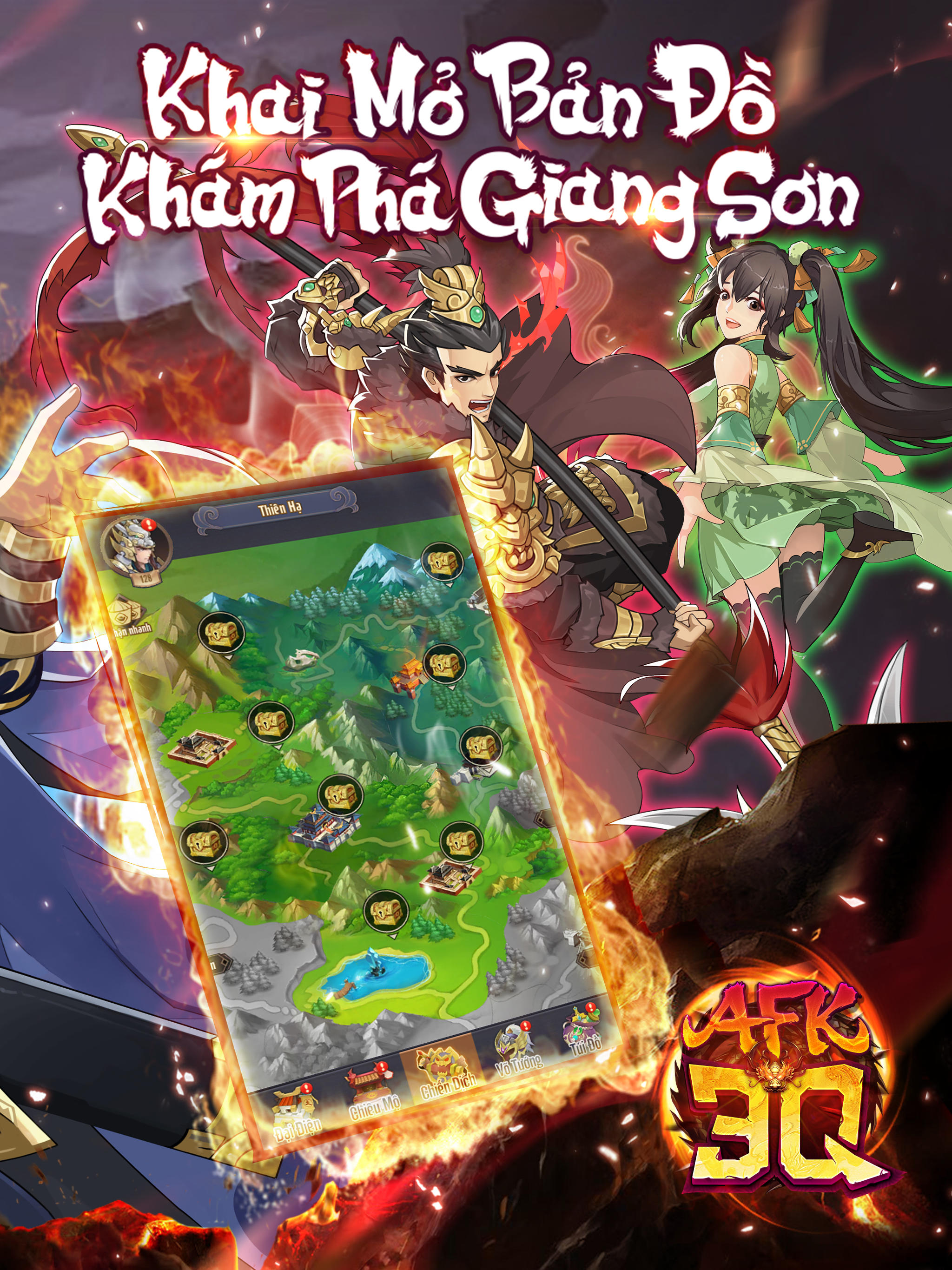 AFK 3Q - Đế Vương Thiên Hạ Game Screenshot