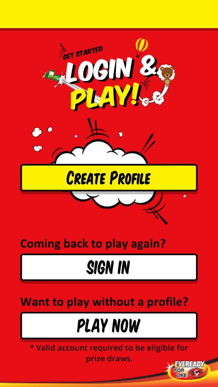 Eveready Big Playdate Game Screenshot