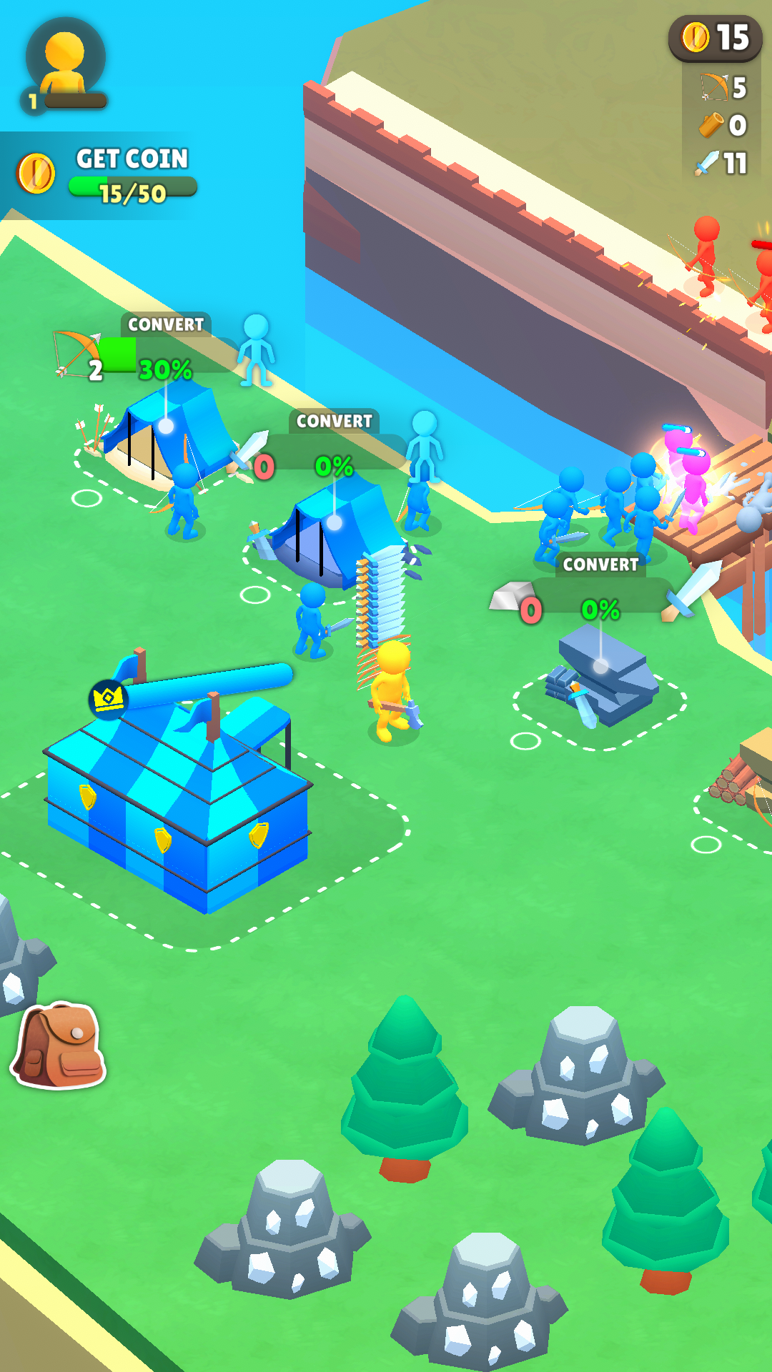 Frontline Blacksmith Game Screenshot