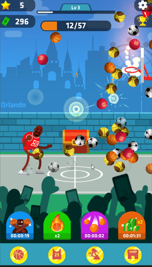 Idle Dunk Masters Game Screenshot