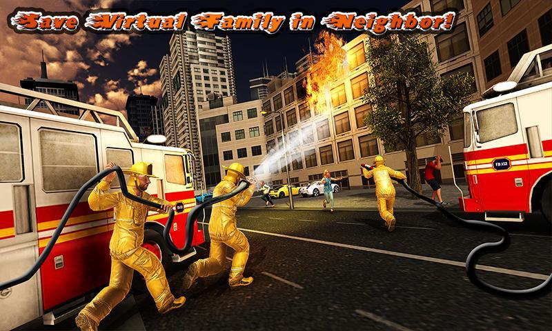 Screenshot 1 of Virtual Firefighter: Bayani sa Pagsagip ng Pamilya 1.5