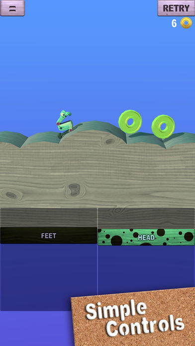 Cuplikan Layar Game Wobble Frog Adventures