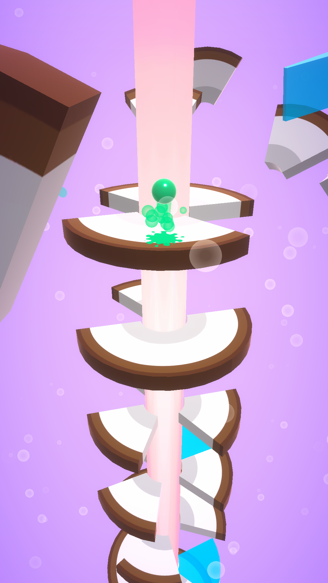 Drop Helix Stack Fruit Game Screenshot