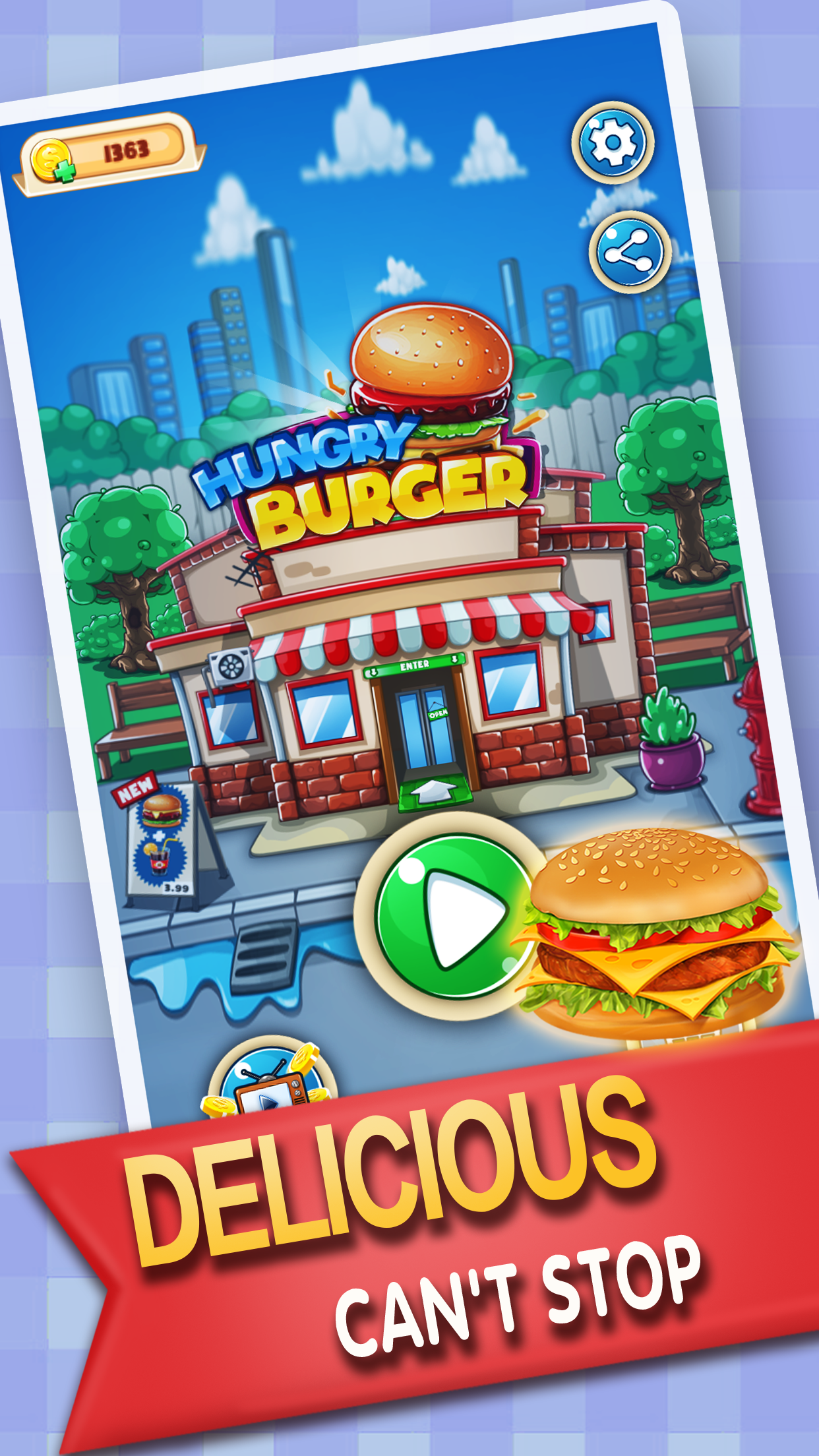 Screenshot 1 of Burger Master - Trò chơi nấu ăn 1.0.11