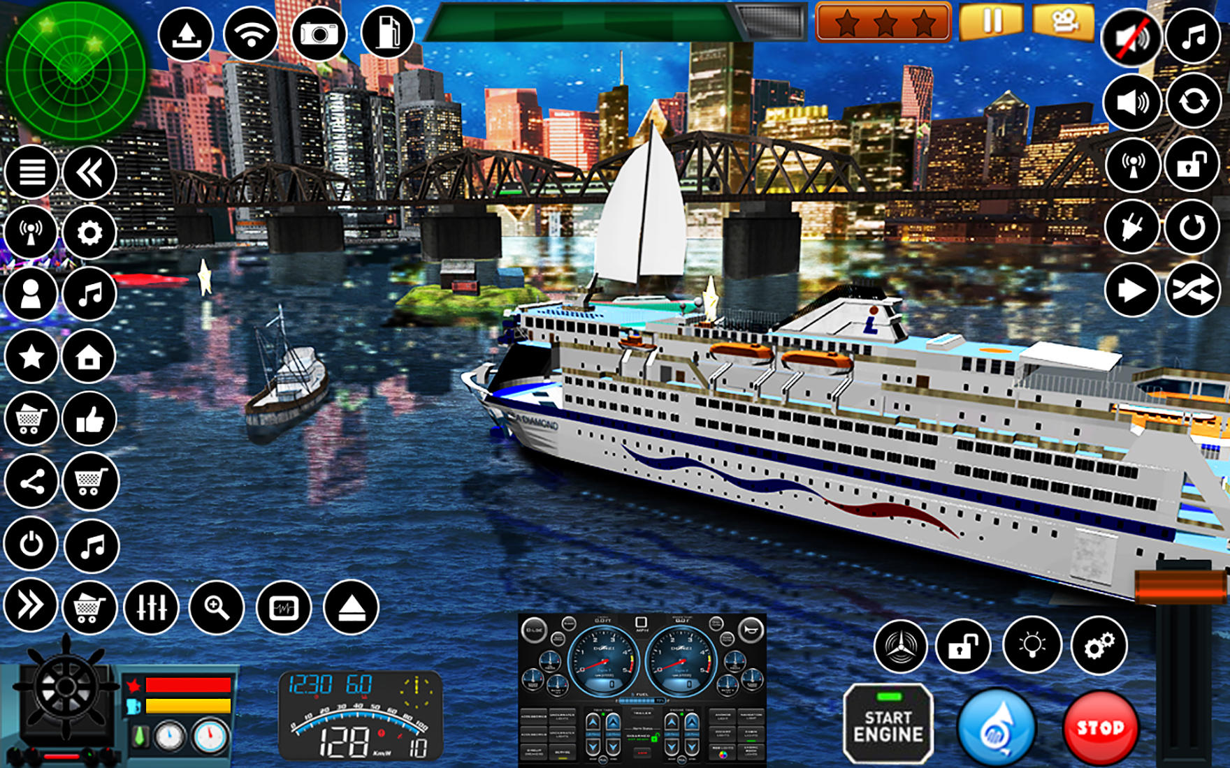 Ship Games Fish Boat Game Screenshot