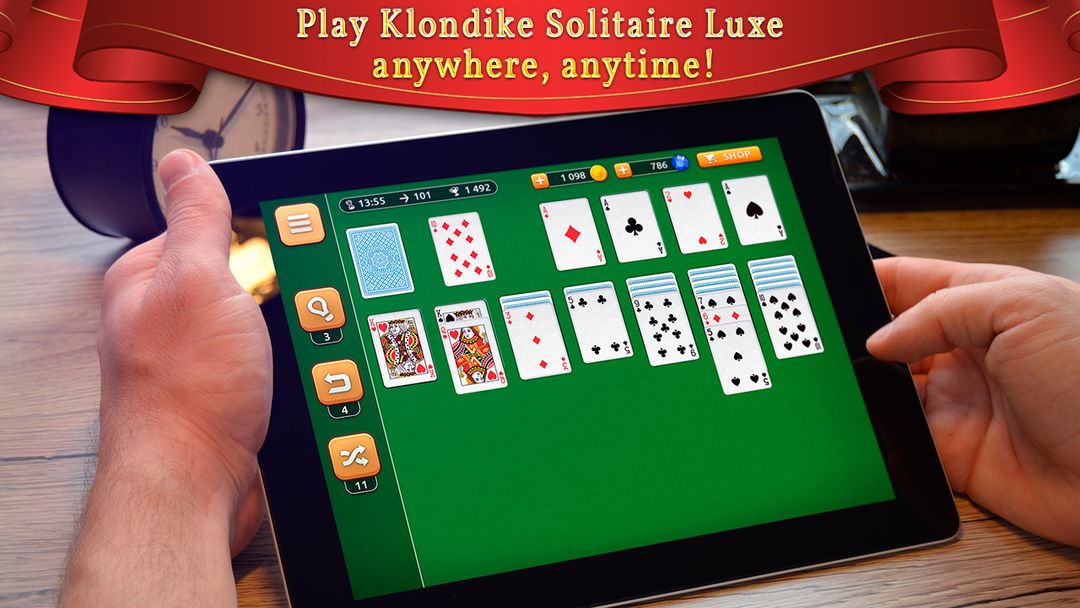 Screenshot of Klondike Solitaire Luxe