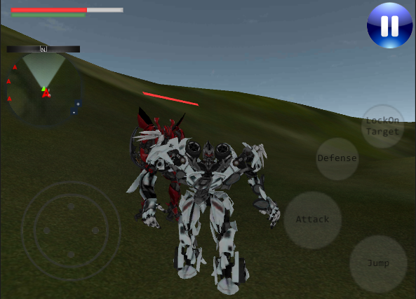Futuristic Robot X Ray Battle Game Screenshot