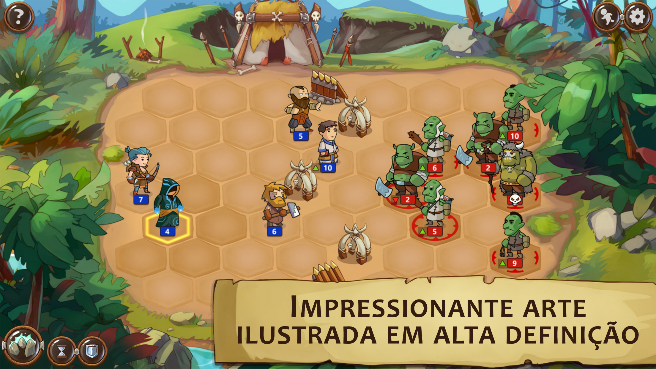 Captura de Tela do Jogo Braveland Wizard