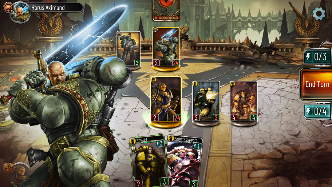 Warhammer Horus Heresy Legions 게임 스크린 샷