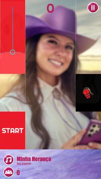 Ana Castela Music Tiles Piano Game Screenshot