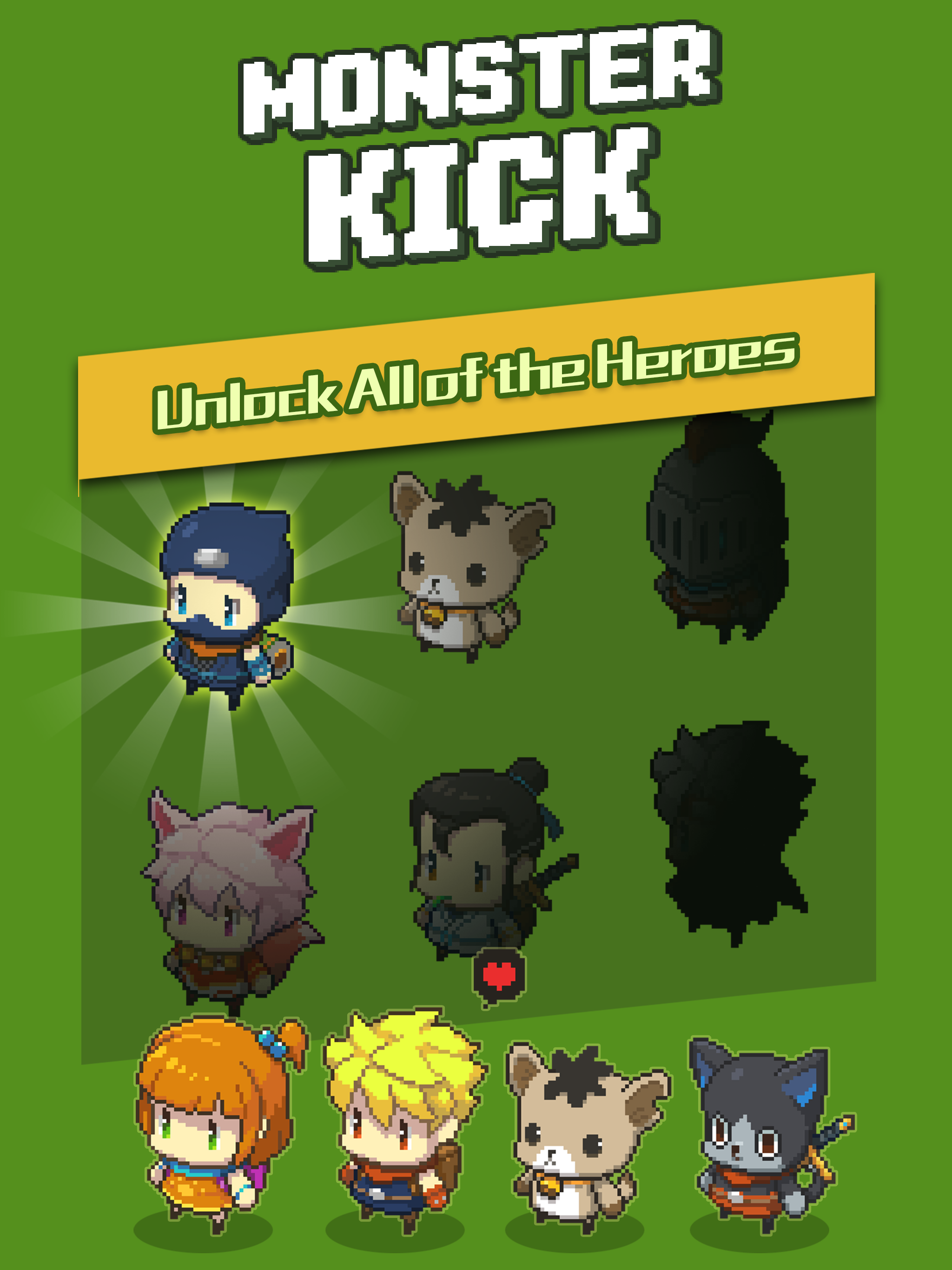 Monster Kick Game Screenshot