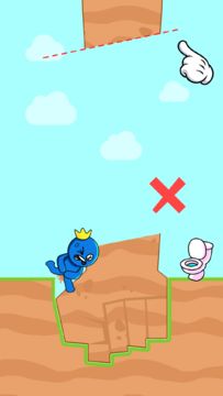 Draw Bridge Puzzle:Toilet Rush 게임 스크린샷