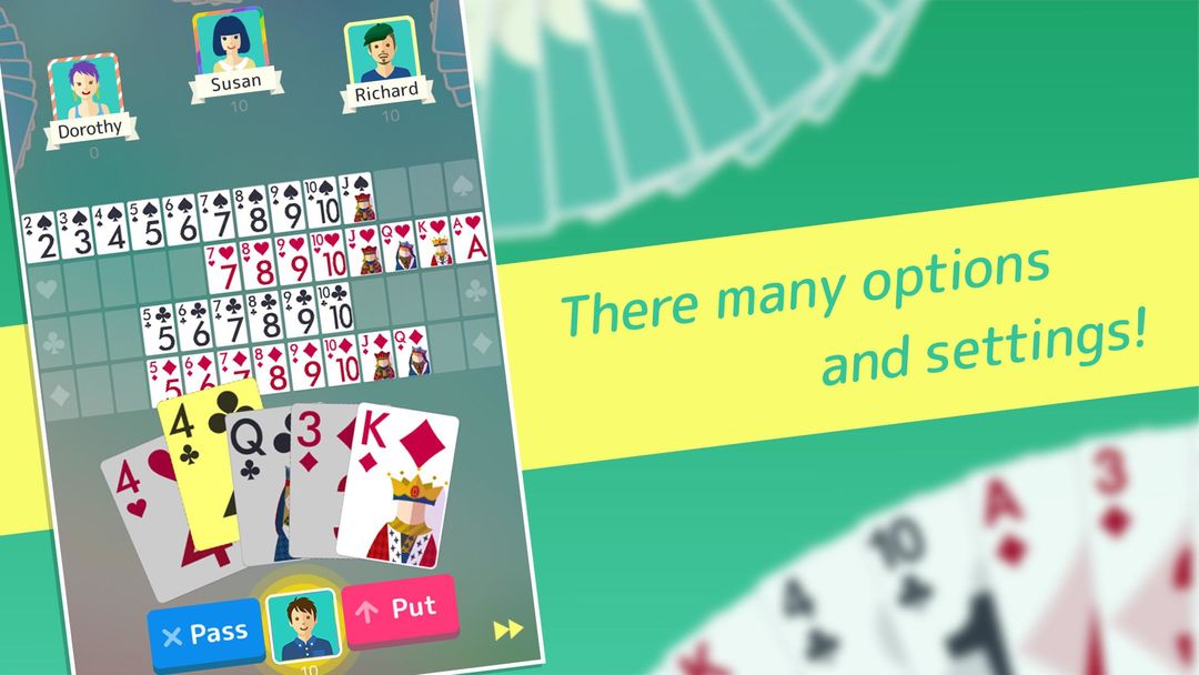 Sevens - Fun Classic Card Game screenshot game