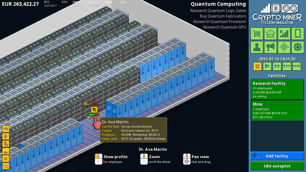 Bitcoin Miner – A crypto mining simulator game