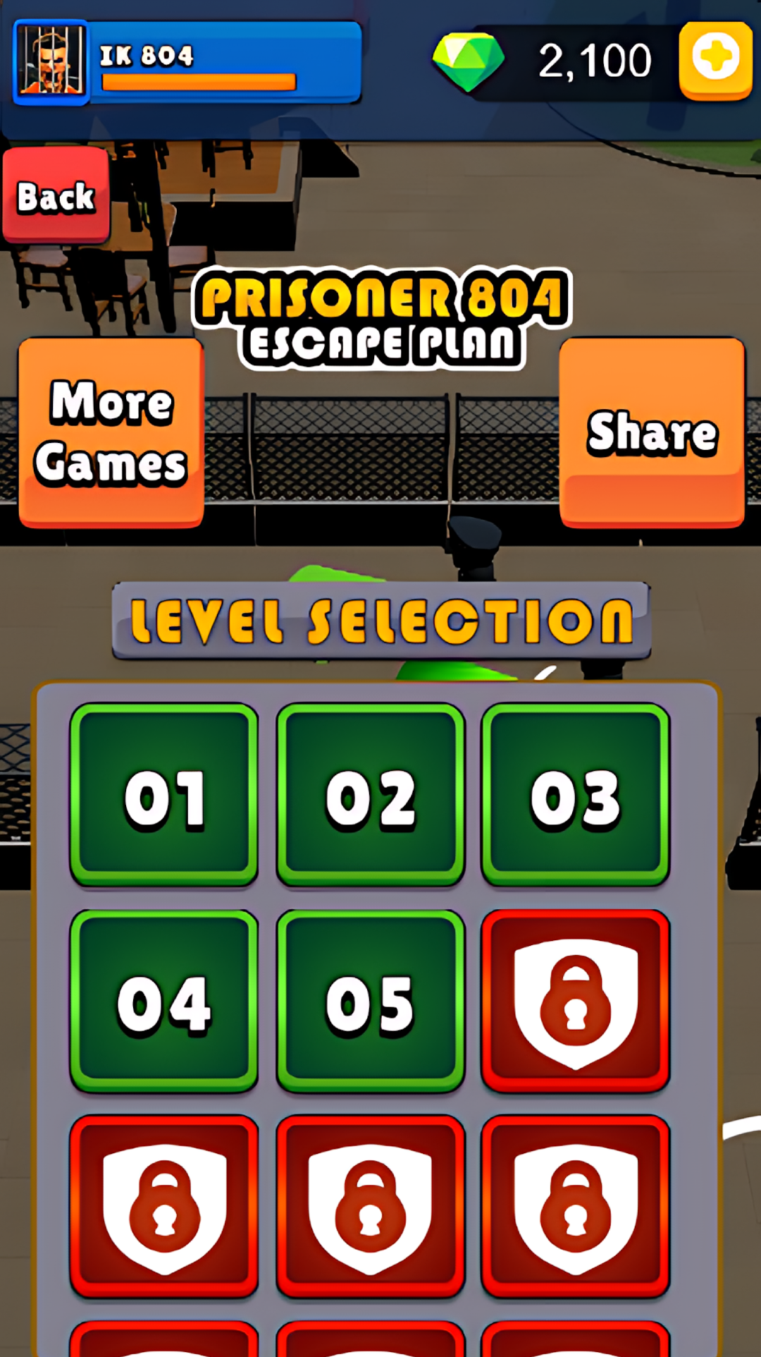 Prisoner 804 Escape Plan Game Screenshot