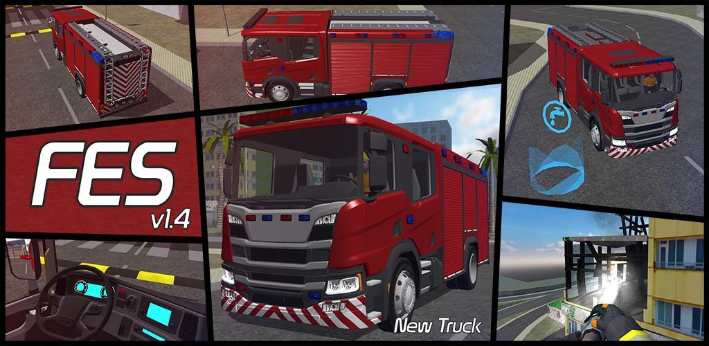Banner of Fire Engine Simulator 1.4.10
